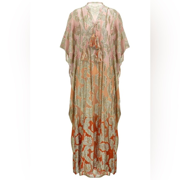 MISS JUNE PARIS Bodhi Kaftan Maxi - Peach - Picture 6 of 8